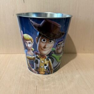 Toy Story 4 AMC Popcorn Collectible Tin Bucket Woody Bo Peep Buzz 8" Brand New!
